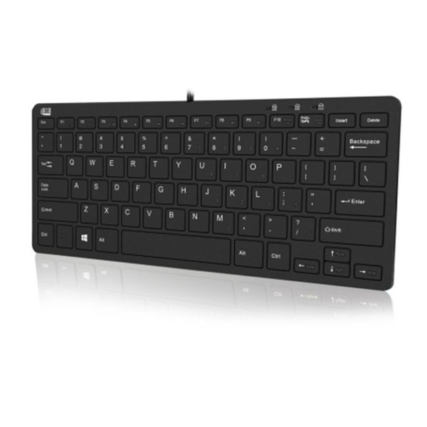 Upgrade SlimTouch Mini USB Keyboard With Hubs UP58115